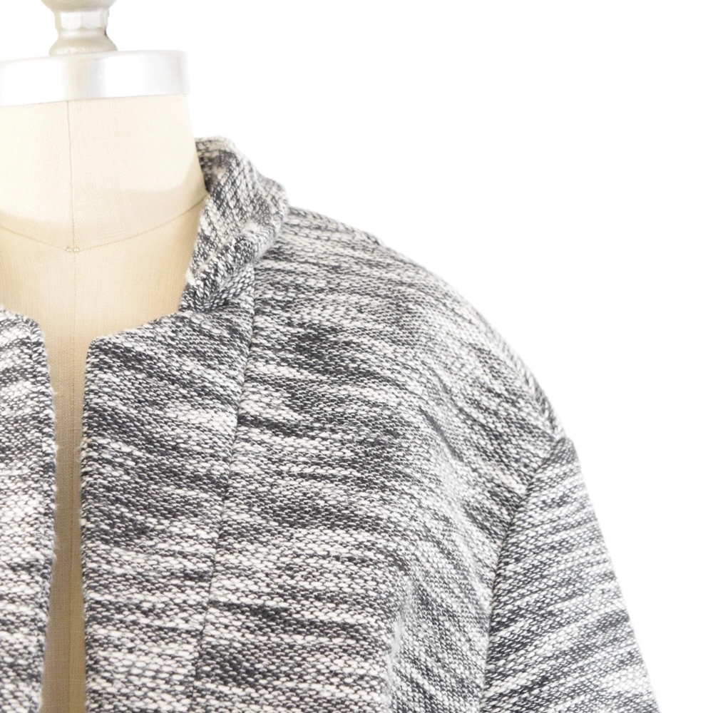 Banana Republic Tweed Scuba Knit Sweater Jacket - Picture 2 of 7